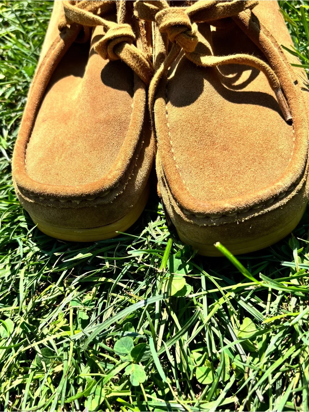Clark’s Men's Suede Lace-Up Casual Shoes - Tan